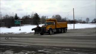 DOT Salt Trucks Heading Out [upl. by Yaakov777]