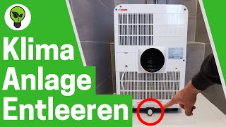 Mobile Klimaanlage Wasser ablassen ✅ GENIALE ANLEITUNG Wie Klimagerät Kondenswasser Tank Entleeren [upl. by Condon]