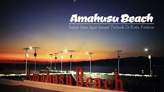 Amahusu Beach Spot wisata baru di Kota Ambon amahusu ambon Amahusubeach [upl. by Aibat626]