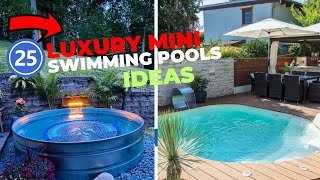 Creative Mini Swimming Pool Design Ideas for Small Spaces Luxurious Mini Pool DesignsBackyard Pool [upl. by Gilbertson524]