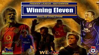 Winning Eleven 6 FE PS2  WEUK English Evolution season 200203 [upl. by Airenahs612]