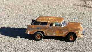 Rc 110 custom Chevrolet Nomad rusty hot rod [upl. by Enerehs]