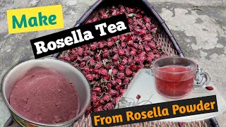 How to make Roselle Tea using Roselle Powder [upl. by Inej135]