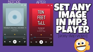 How to set custom photo in music player  Set any image in mp3 player [upl. by Joris]