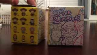 Unboxing 2 Kidrobot x The Simpsons Series 2 Vinyl Blind Box Figures [upl. by Fancy]