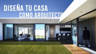 Como diseñar una casa residencial  como Arquitecto [upl. by Nylorak433]