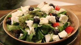 Greek Salad  Cooksmart  Sanjeev Kapoor Khazana [upl. by Alberik]