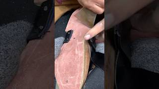 Leather shoes manufacturing satisfying leather leatherclothes leatherclothing handmade yt [upl. by Alonso]