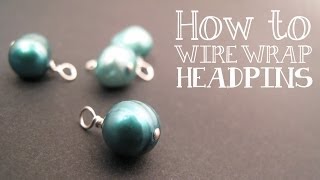 How to Wire Wrap a Bead Dangle  Wire Wrapping Tutorial  Jewelry Tutorial HQ [upl. by Lesli]