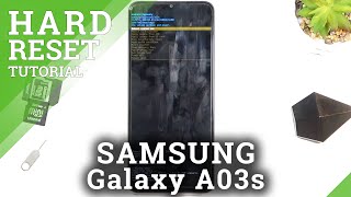 How to Hard Reset SAMSUNG Galaxy A03s via Recovery Mode – Wipe Data  Bypass Screen Lock [upl. by Hubey408]