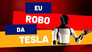 Eu robo da Tesla vem conhecer o Optimus comigo [upl. by Llerehc]