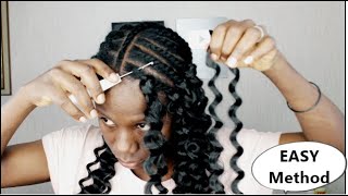 EASY Method to Install River Curls CROCHET BRAIDS under ONE HOUR For Beginners Ft Trendy Tresses [upl. by Krug284]