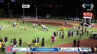 Hallandale 4 Zack Moss with a short TD catch [upl. by Nannek]