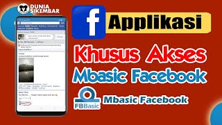 CARA AKSES CEPAT KE MBASIC FACEBOOK [upl. by Llebana]