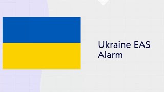 EAS Alarm YouTube  Ukraine 2021 EAS Alarm Mock Air Raid [upl. by Mcgannon]