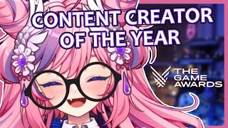 Ironmouse Wins Content Creator of the Year at The Game Awards [upl. by Beaston]