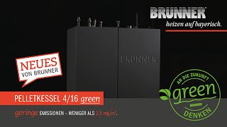 Der neue Pelletkessel 416 green von BRUNNER [upl. by Carilyn]