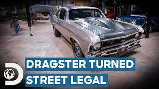 1969 Chevy Nova Dragster Turned Street Legal  Last Chance Garage [upl. by Viafore]