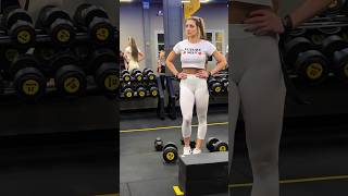 Gym female fitness motivation workout I love gym 🏋️‍♀️ youtube gym shorts quadworkout fittuber [upl. by Aibun677]