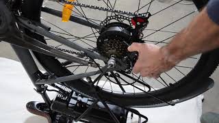 Tuto vélo à assistance électrique SURPASS  Démontage Remontage roue arrière [upl. by Shinberg]