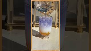 Butterfly pea calpico refresher shortsvideo homecafe [upl. by Romeu352]