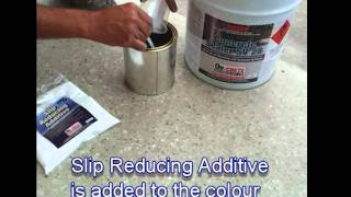 Slip Reducing Concrete Sealer Additive [upl. by Zorana369]