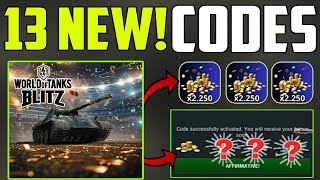 ⚠️NEW Upd⚠️World Of Tanks Blitz Bonus Codes  WOT Blitz Codes  wot Codes 2024 [upl. by Eletnahs]