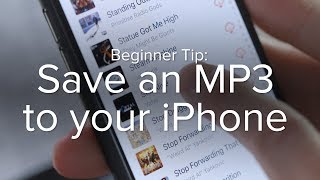 How to save an MP3 to your iPhone [upl. by Nahsaj]