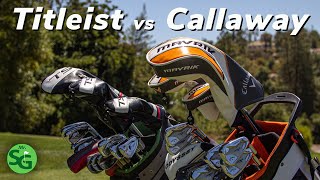 Titleist vs Callaway Full Bag Challenge  Which One is Better [upl. by Ellerahs141]