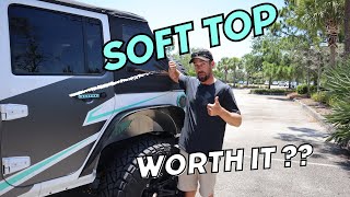 WATCH THIS BEFORE YOU BUY A SOFT TOP   Jeep Wrangler [upl. by Shayne]