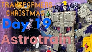 Transformers Christmas 🎄 Day 19 with Astrotrain Stop Motion [upl. by Nanah]