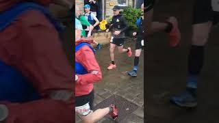 The Yorkshireman Marathon 2024  start on Haworth Main Street fellrunning trailrunning [upl. by Lovering]