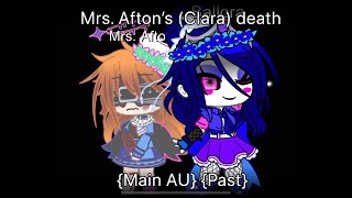 Clara’s Mrs Afton death Afton familypast gacha skit my main AU [upl. by Moynahan]