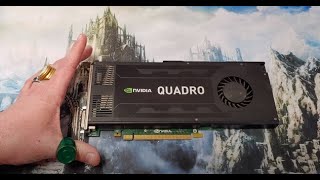 Quadro K4000 Test amp Benchmark GTA V Fortnite Cyber Punk 2077 [upl. by Ledif]