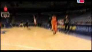 Steve Nash Kicks Ball Into The Hoop From Halfcout [upl. by Manoop]