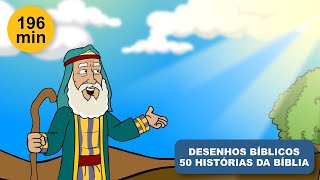 MARATONA DE DESENHOS BÍBLICOS 50 HISTÓRIAS DA BÍBLIA 3 HORAS DE DESENHOS ANIMADOS [upl. by Urbanus587]