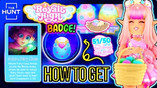 How To Get THE HUNT BADGE In ROYALE HIGH QUICK In Nature Fairy Class ROBLOX Event [upl. by Gilman450]