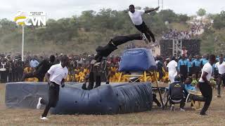 Beautiful gymnastics display by Zimbabwe Police [upl. by Minoru]