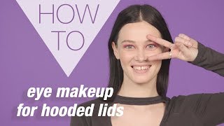 HOW TO  Eye Makeup for Hooded Lids  Superdrug [upl. by Rihaz]