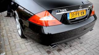 Mercedes CLS 55 AMG  500 550 V8 kompressor rev sound [upl. by Hugues]