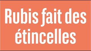 Rubis fait des étincelles  100 Marchés  soir  260324 [upl. by Tavey201]