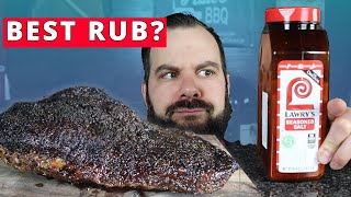 I found the BEST Brisket Rub  Lawrys Copycat Recipe for Brisket [upl. by Aihsekram858]