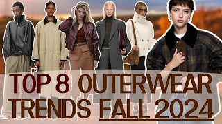 Top 8 outerwear trends Fall 2024 │Fashionable coats and jackets [upl. by Cadel602]