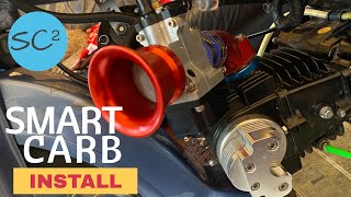 Smart carb 2 Install on Honda cub C150 [upl. by Kcirddes]