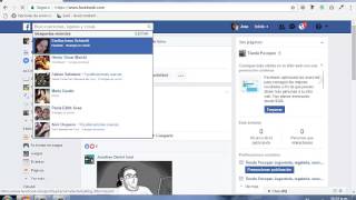 Historial de busqueda de personas en facebook [upl. by Sesilu]