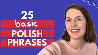 25 basic Polish words and phrases you need to know [upl. by Renado]