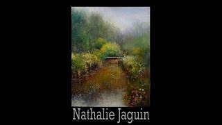 quotBucolicquot Timelapse landscape oil painting Nathalie JAGUIN [upl. by Iznil]