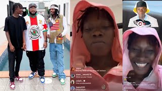 Zinoleesky  Element Official Music Video Reveal On IG Live  Naira Marley Sam Larry Dancing amp More [upl. by Fernand]