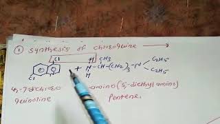 Synthesis of Chloroquine Quinacrine amp Hydroxychloroquine [upl. by Adnaluoy208]