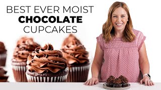 How to Make the BEST Chocolate Cupcakes [upl. by Nerak893]